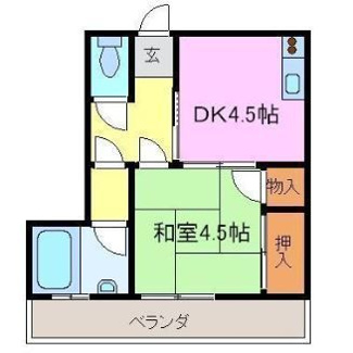 【間取り】 | 稲原ハイツ
