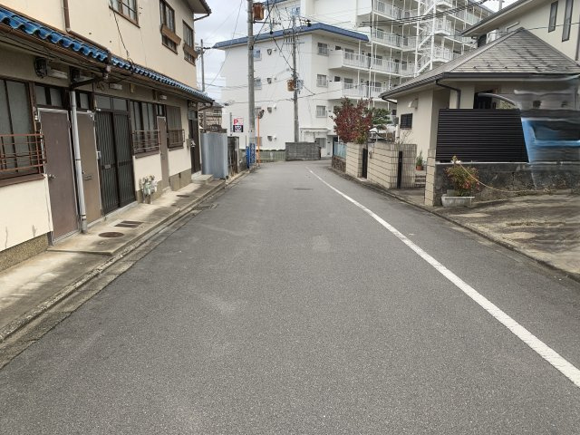 京都市北区紫野西蓮台野町　建築条件無し土地の前面道路含む現地写真