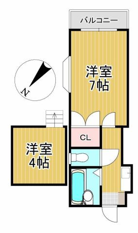 アザリア野中町の間取り
