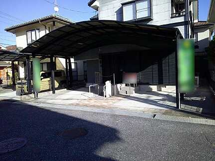 廿日市市地御前4丁目の前面道路含む現地写真