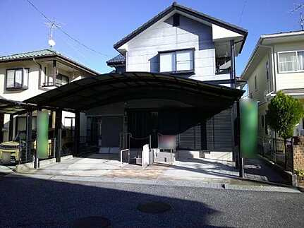 廿日市市地御前4丁目の前面道路含む現地写真