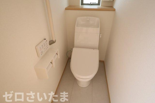《仲介手数料無料》西区大字佐知川412-1新築一戸建てハートフルタウンのトイレ