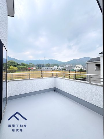 西区野方４丁目　7号地のバルコニー