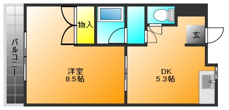 モンシェリの間取り
