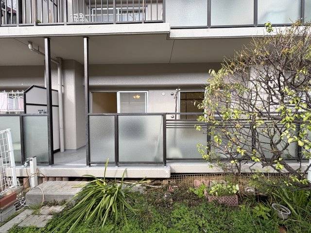 ～ペットと暮らせるマンション～アメリア４番館の庭