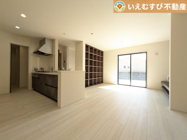 Livele Garden.S　熊谷万平町第3の居間・リビング|ご家族みんながゆったりくつろげるリビング
ゆとりの空間でくつろいだり遊んだり、家族の時間が楽しみですね♪