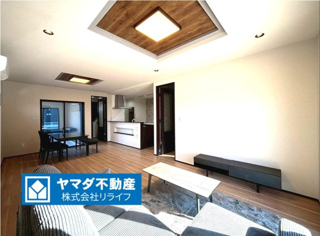 新築戸建　安八郡安八町南今ケ渕第１　全12区画分譲の外観|大きな窓がリビング全体に光と風を運びます。