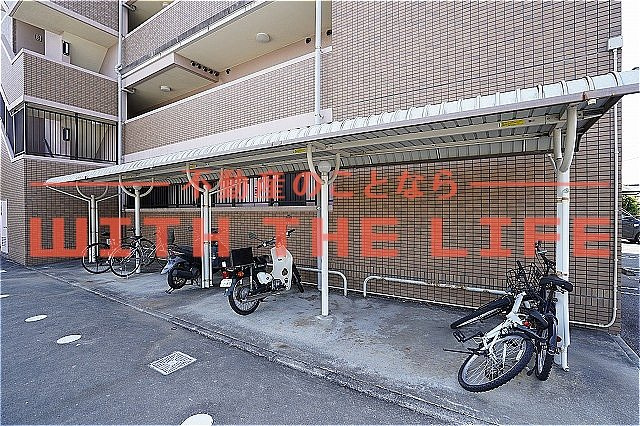 ユウメイトビル【キャッシュバック対象物件】のその他共用部分|駐輪場完備です