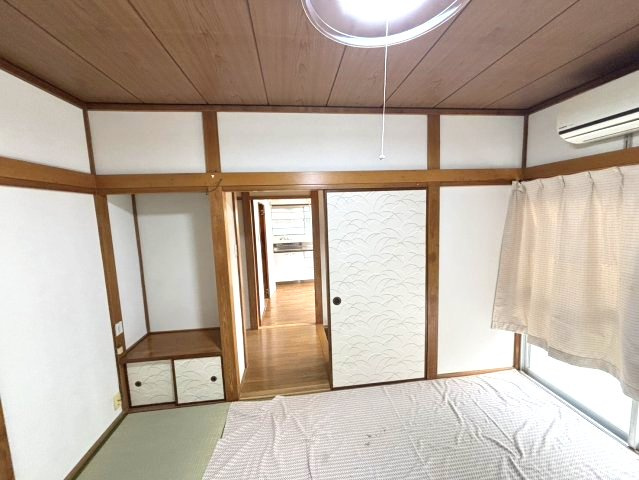 古川南3丁目貸家　はなみずき通り近くの戸建賃貸の和室|和室があると落ち着いた雰囲気になりますね