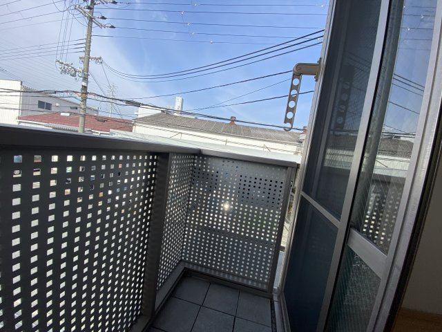 シャーメゾン南条Ｂ棟のバルコニー