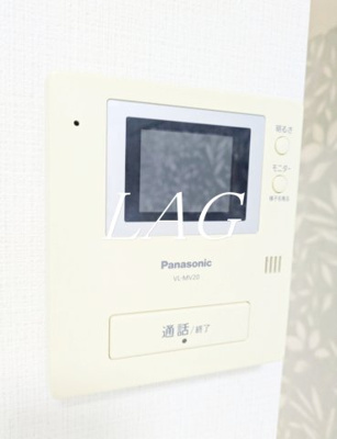 【セキュリティ】 | ヴィラ三橋 | モニター付きインターフォンです。