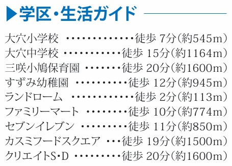 【区画図】 | 船橋市大穴南1丁目