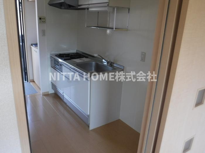 リビオン　Ｂ棟のキッチン|コンパクトなキッチンで掃除もラクラク★