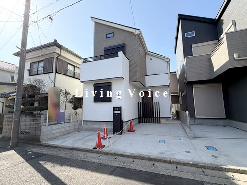 【外観】 | 【仲介手数料０円】相模原市南区相南3丁目　新築一戸建て　全2棟 | 外観パース　相模原市南区相南3丁目　新築一戸建て　全2棟