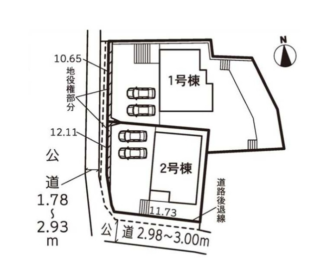 【区画図】 | 東海市富木島町北島第２　2号棟