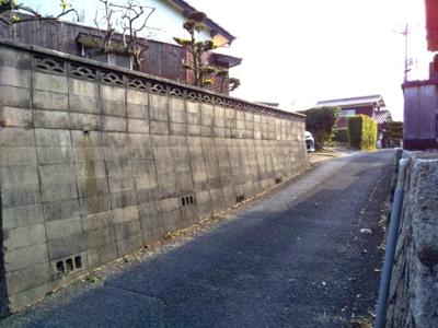 【前面道路含む現地写真】 | 西岐波（大沢）売土地