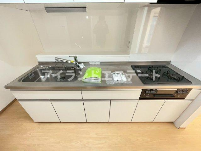 ワイスハイムⅡ　ペット相談　内装リフォーム　駐車場ありのキッチン