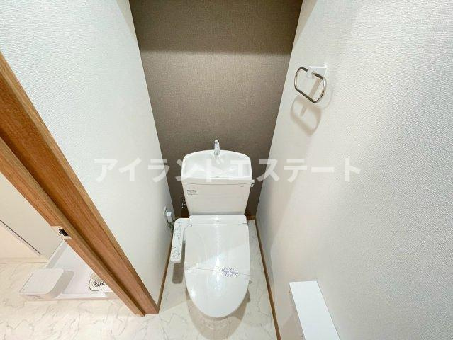 ワイスハイムⅡ　ペット相談　内装リフォーム　駐車場ありのトイレ