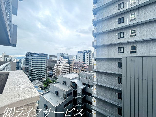 【展望】 | ネオハイツ新大阪 | バルコニーからの眺望（入居前・2024年6月撮影）