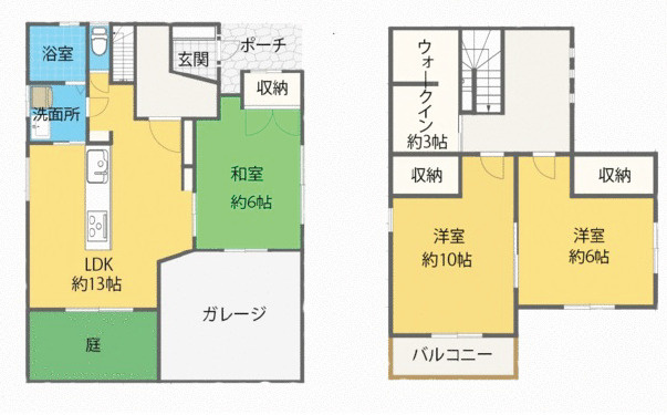 【間取り】 | 姫路市北原　中古戸建 | 3SLDKです。