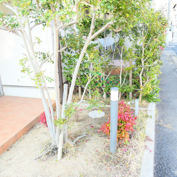 ハーベストコート伯太の庭|お庭が付いています