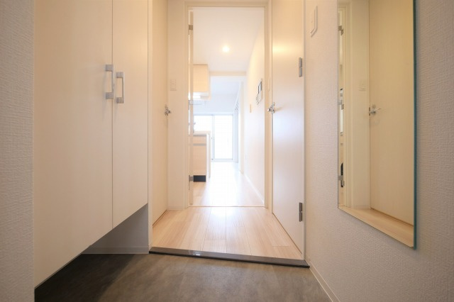 セレニテ西中島アリア壱番館の玄関