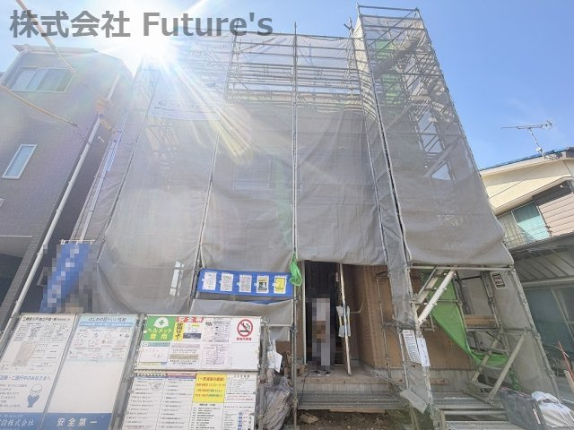 三郷市彦川戸1丁目　新築戸建　全1棟の外観|現地の写真になります。