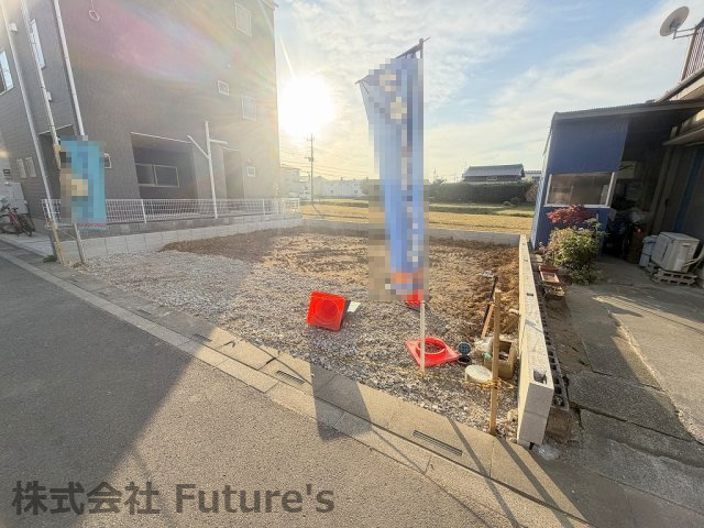 三郷市彦川戸1丁目　新築戸建　全1棟の外観|現地の写真になります。