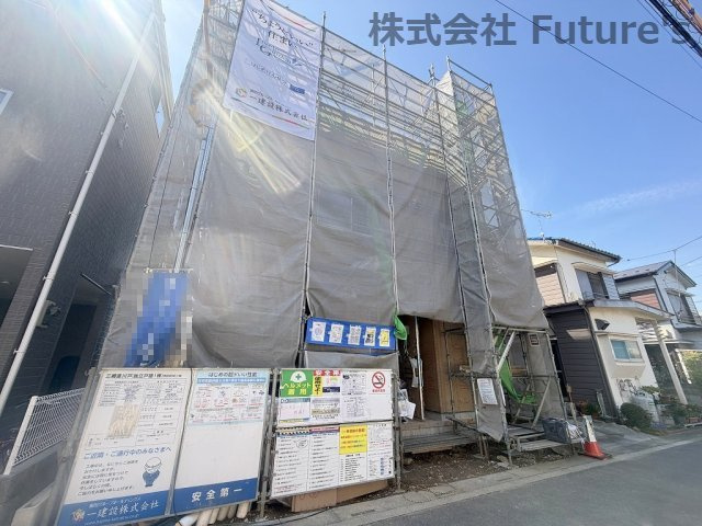 三郷市彦川戸1丁目　新築戸建　全1棟の外観|現地の写真になります。