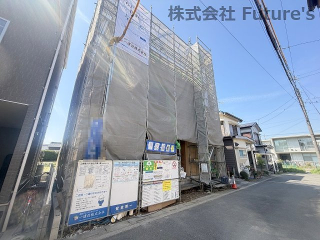 三郷市彦川戸1丁目　新築戸建　全1棟の外観|現地の写真になります。