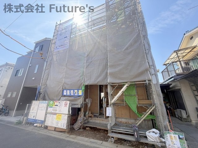 三郷市彦川戸1丁目　新築戸建　全1棟の外観|現地の写真になります。