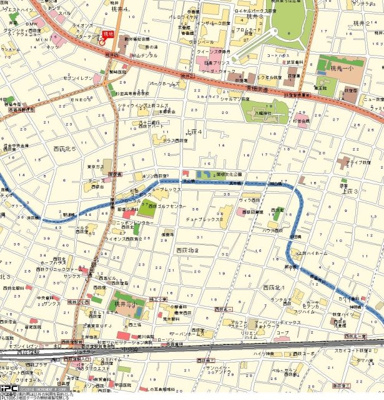 【地図】 | スカイコート西荻窪２（明治製菓・ｽｶｲｺｰﾄ荻窪ﾋﾞﾙ）