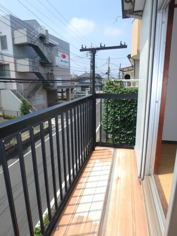 イズミコーポのバルコニー|物干し