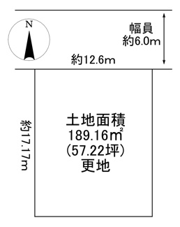 【土地図】 | 川西市水明台1丁目　建築条件無土地