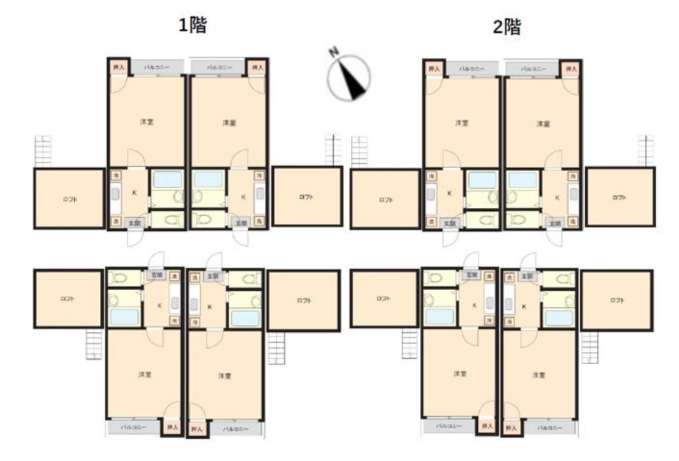 福岡市博多区　リヴィエール南福岡の間取り