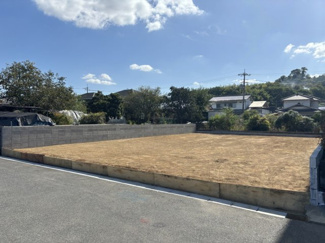 【外観】 | 土地　玉島阿賀崎　全1区画　73.66坪 | 土地外観。真砂土で造成しています。北側から撮影