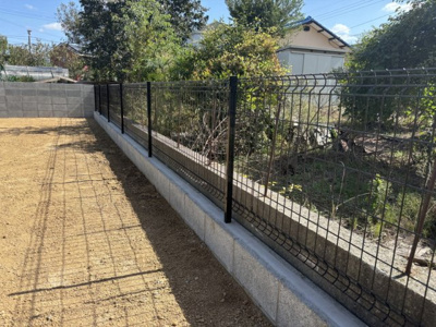 【その他】 | 土地　玉島阿賀崎　全1区画　73.66坪 | 南側はブロックとフェンスを新設しています。
