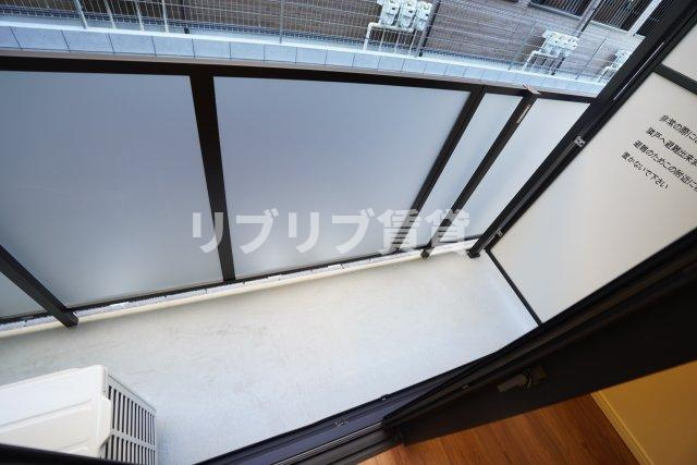 HFR蘇我B棟のバルコニー