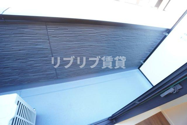 HFR蘇我B棟のバルコニー