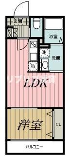 HFR蘇我B棟の間取り