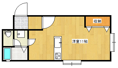クレセントヴィラージュ亀田の間取り