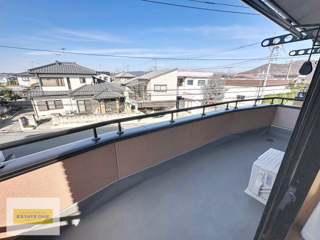 ジュンハイツⅢのバルコニー