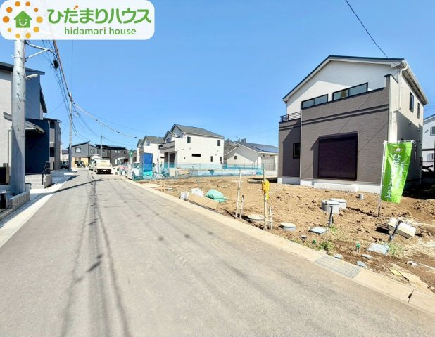 野田山崎2工区　新築戸建　2-L号棟の外観|北西5ｍ公道・2-F号棟
