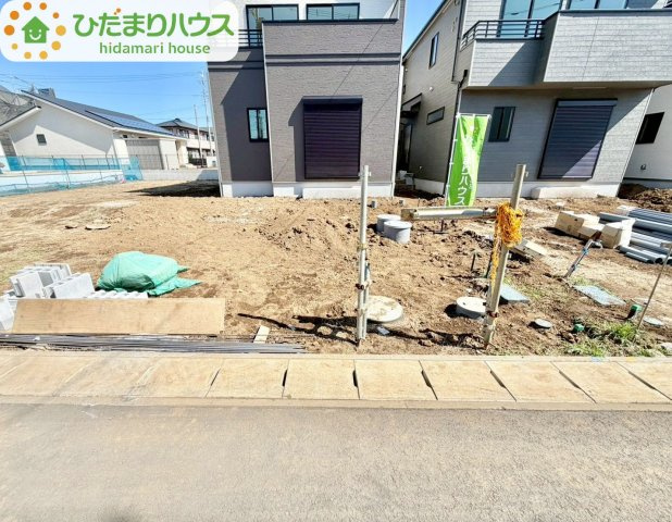 野田山崎2工区　新築戸建　2-L号棟の前面道路含む現地写真|北西5ｍ公道・2-F号棟