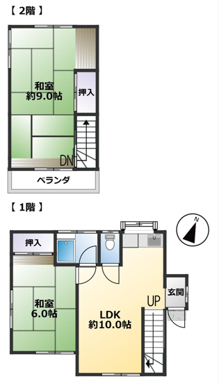 【間取り】 | 鉾田市阿玉　中古戸建