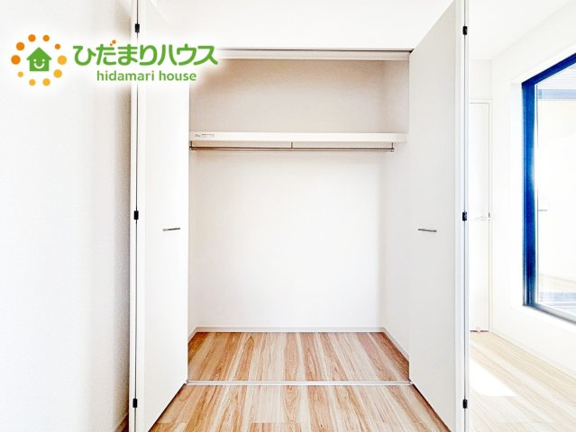 【収納】 | ひたちなか市高場7期　新築戸建 | お洋服の多い女性に人気！収納力の高いクローゼット付☆彡