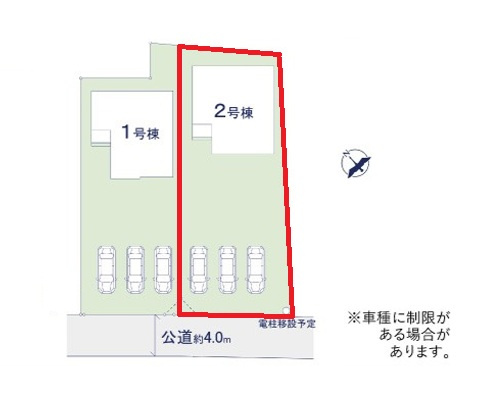 ケイアイフィット　水戸市堀町　25期 　2の区画図|並列駐車可能なカースペースを確保。毎日のお車の出し入れがストレスなく行えます！
内覧可能です。ご予約はHPから、またお電話でも、お気軽にどうぞ。