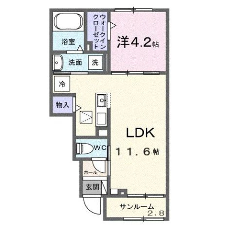 城南さくらの間取り