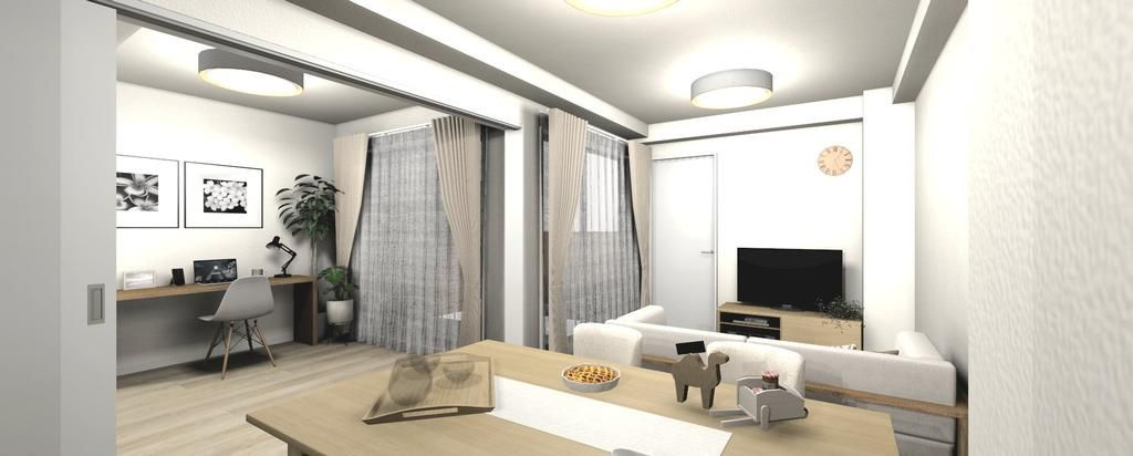 インペリアル菊名の居間・リビング