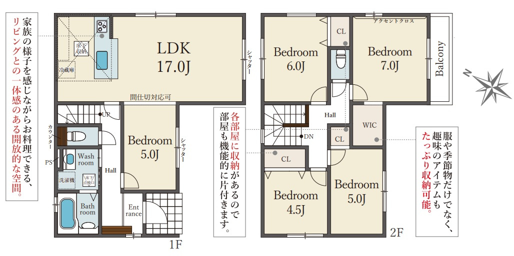 神戸市西区桜が丘中町2丁目の間取り